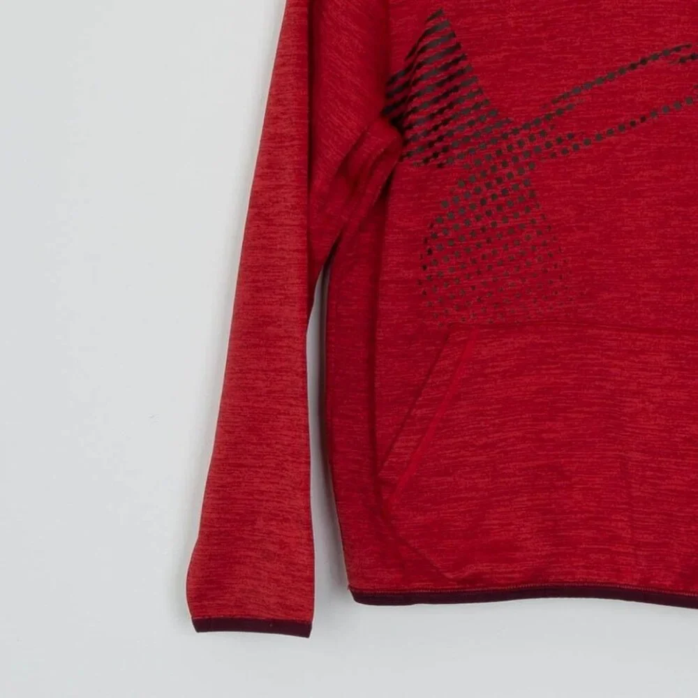 Under Armour Boys Coldgear Pullover Hoodie Size Youth‎ XL Red Athleisure Casual